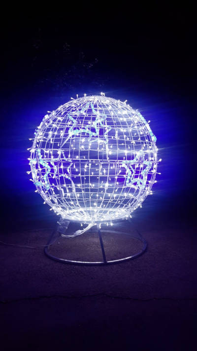 Bola estelada blanca