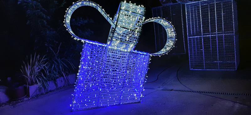 Paquet regal escairat blau blanc